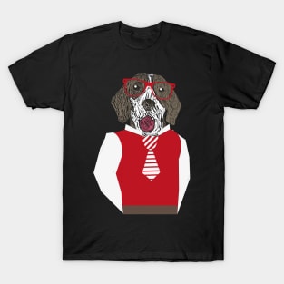 Hipster Dog T-Shirt